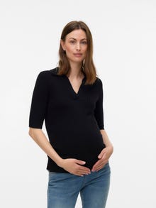 MAMA.LICIOUS Umstands-strickpullover -Black - 20018552