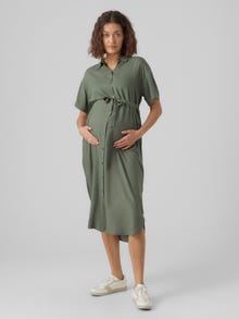 MAMA.LICIOUS VMMBUMPY Robe de Maternité -Laurel Wreath - 20018558
