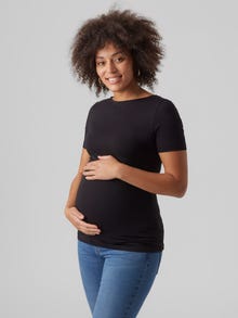 MAMA.LICIOUS Maternity-t-shirt -Black - 20018585