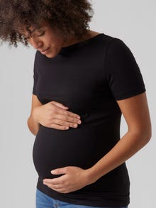 MAMA.LICIOUS Maternity-t-shirt -Black - 20018585