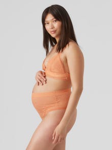 MAMA.LICIOUS 2-pack maternity-briefs -Papaya Punch - 20018642