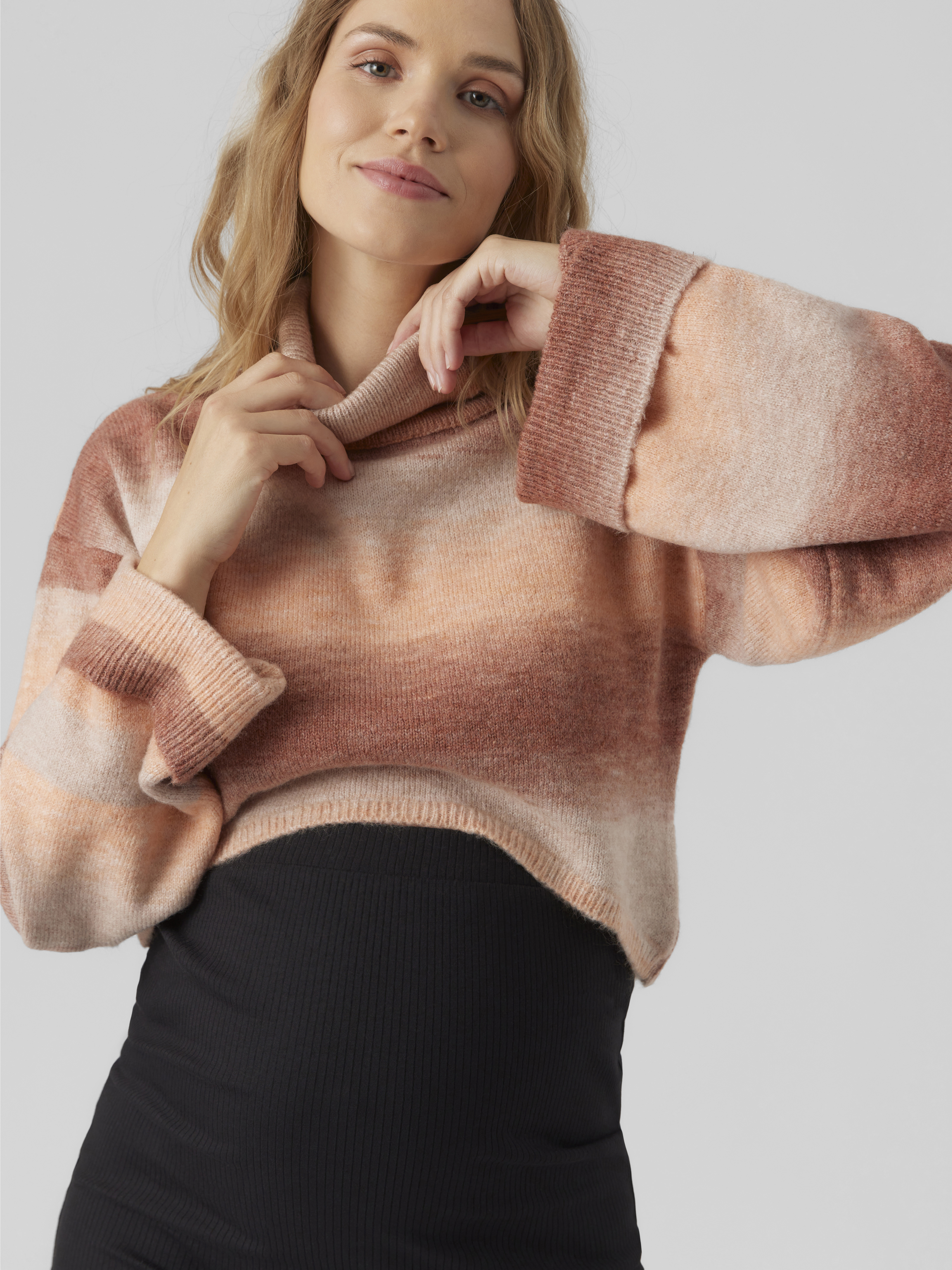 MAMA.LICIOUS Knitted maternity-pullover -Misty Rose - 20018691