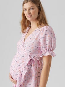 MAMA.LICIOUS Maternity-dress -Cameo Pink - 20018715