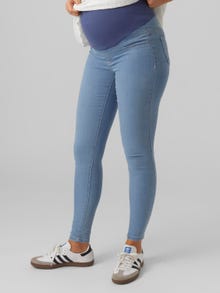 MAMA.LICIOUS Jeggings Skinny Fit Taille haute -Light Blue Denim - 20018718
