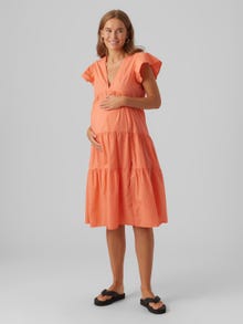 MAMA.LICIOUS Mamma-kjole -Georgia Peach - 20018788