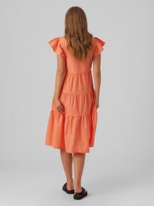 MAMA.LICIOUS VMMJARLOTTE Robe de Maternité -Georgia Peach - 20018788