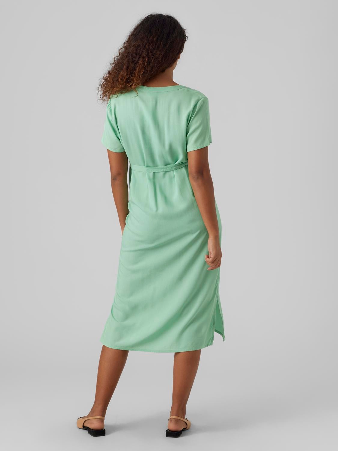 MAMA.LICIOUS Umstands-Kleid -Neptune Green - 20018814