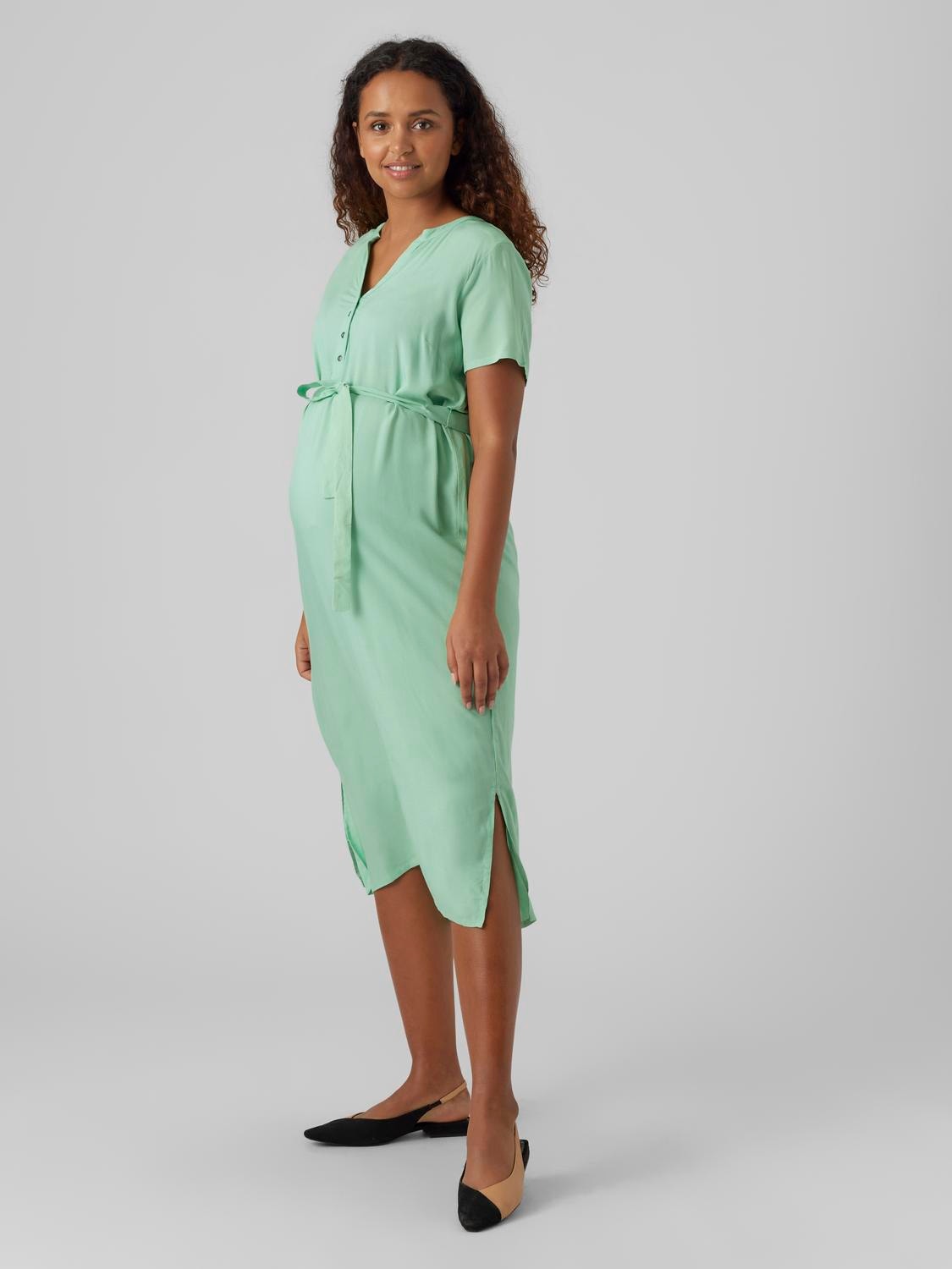 MAMA.LICIOUS vente-kjole -Neptune Green - 20018814