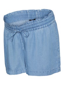 MAMA.LICIOUS Mamma-shorts -Medium Blue Denim - 20018828