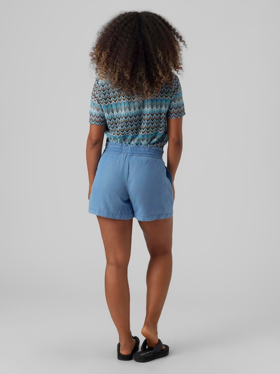 MAMA.LICIOUS Shorts Regular Fit -Medium Blue Denim - 20018828