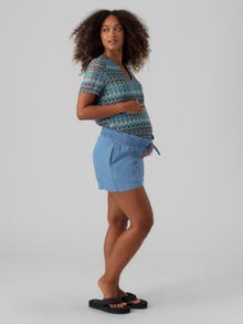 MAMA.LICIOUS Umstands-shorts -Medium Blue Denim - 20018828