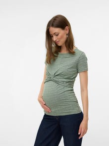 MAMA.LICIOUS MLANLI Graviditetstop -Smoke Green - 20018835