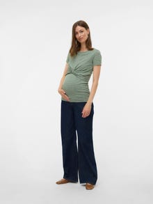 MAMA.LICIOUS MLANLI Graviditetstop -Smoke Green - 20018835