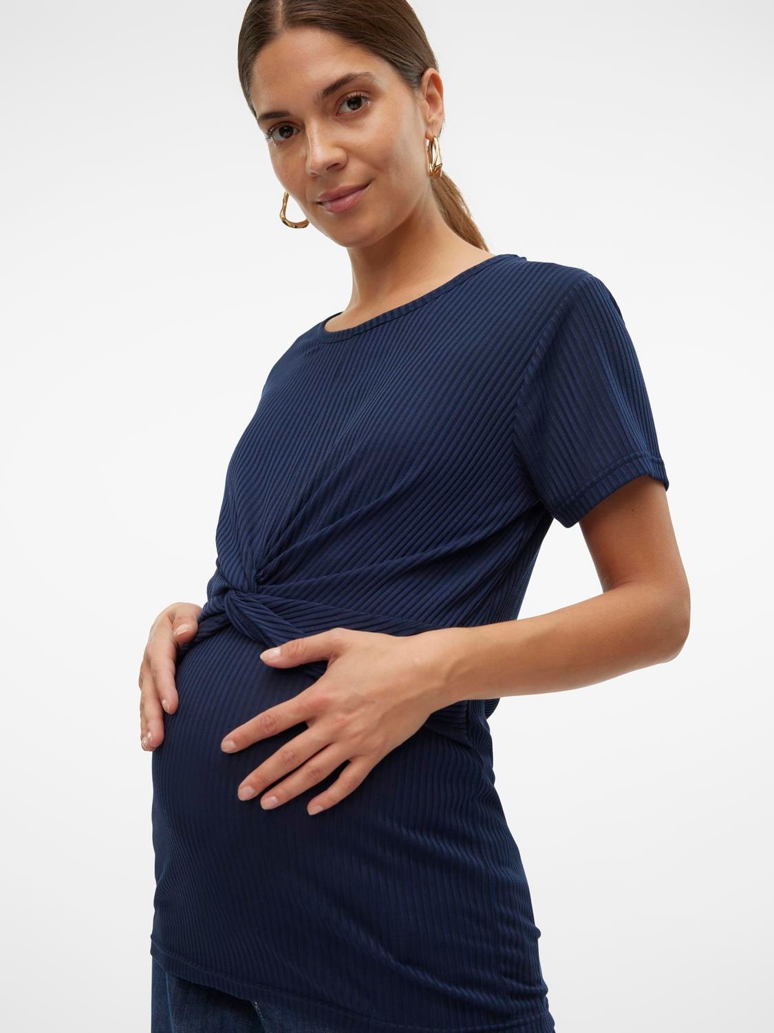 MAMA.LICIOUS Maternity-t-shirt  -Navy Blazer - 20018835