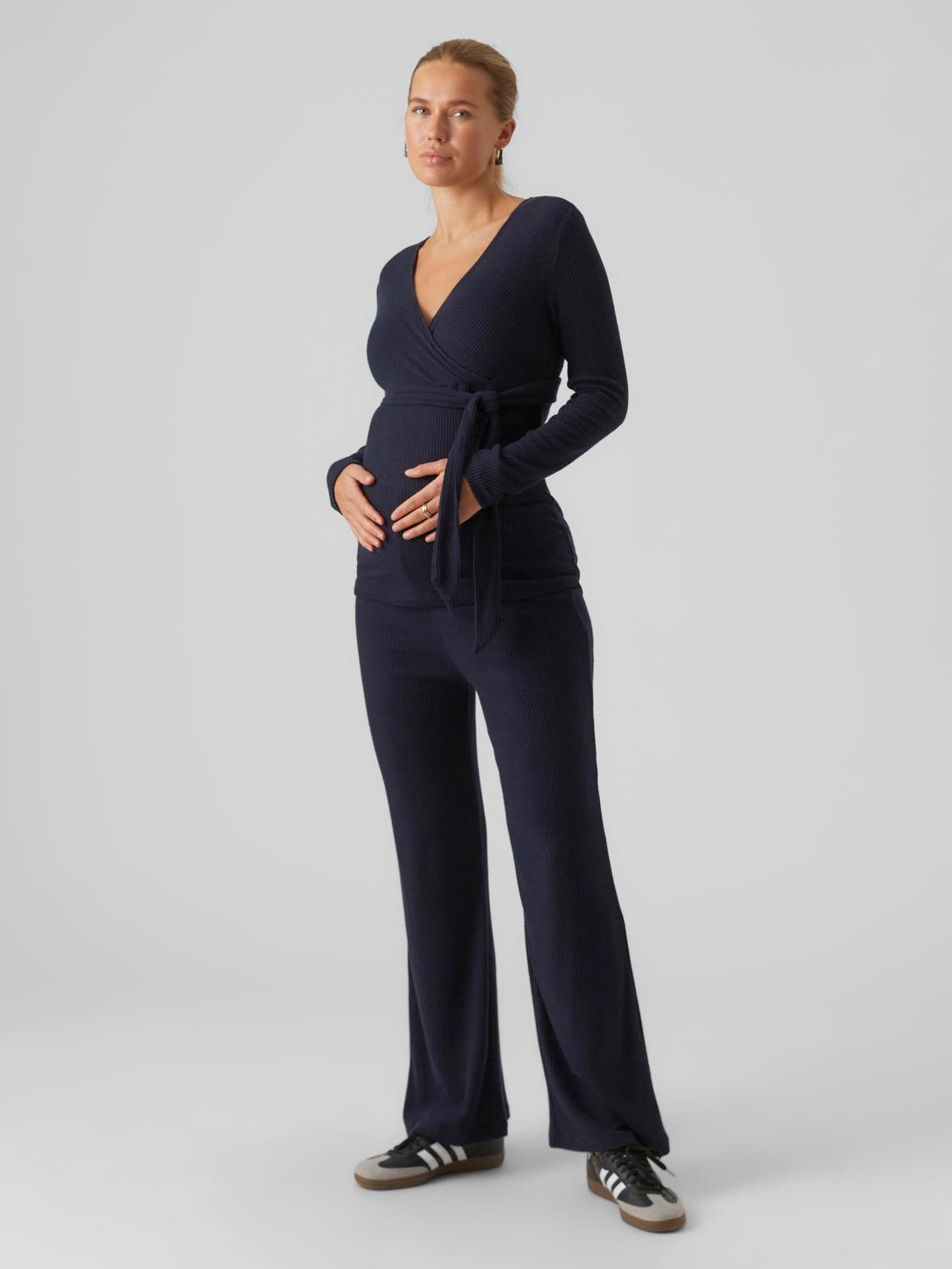 MAMA.LICIOUS Maternity-trousers -Navy Blazer - 20018840