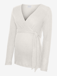 MAMA.LICIOUS Tops Corte regular Cuello en V -Snow White - 20018841