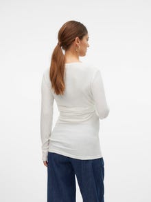 MAMA.LICIOUS Tops Corte regular Cuello en V -Snow White - 20018841