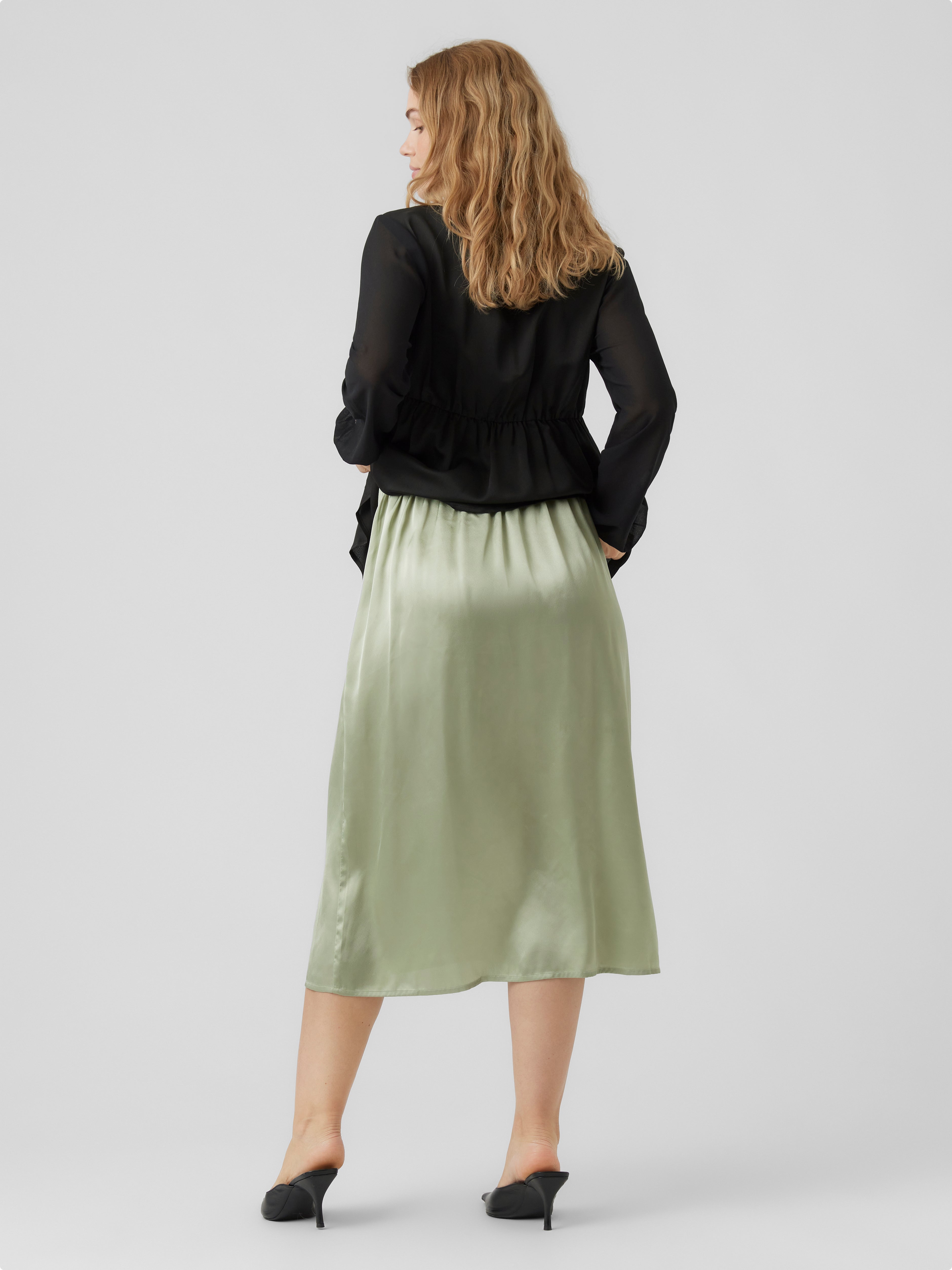 Silk midi skirt clearance maternity