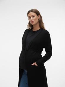 MAMA.LICIOUS Knitted maternity-cardigan -Black - 20018854