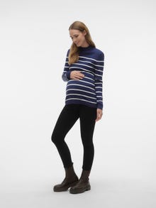 MAMA.LICIOUS Knitted maternity-pullover -Naval Academy - 20018855