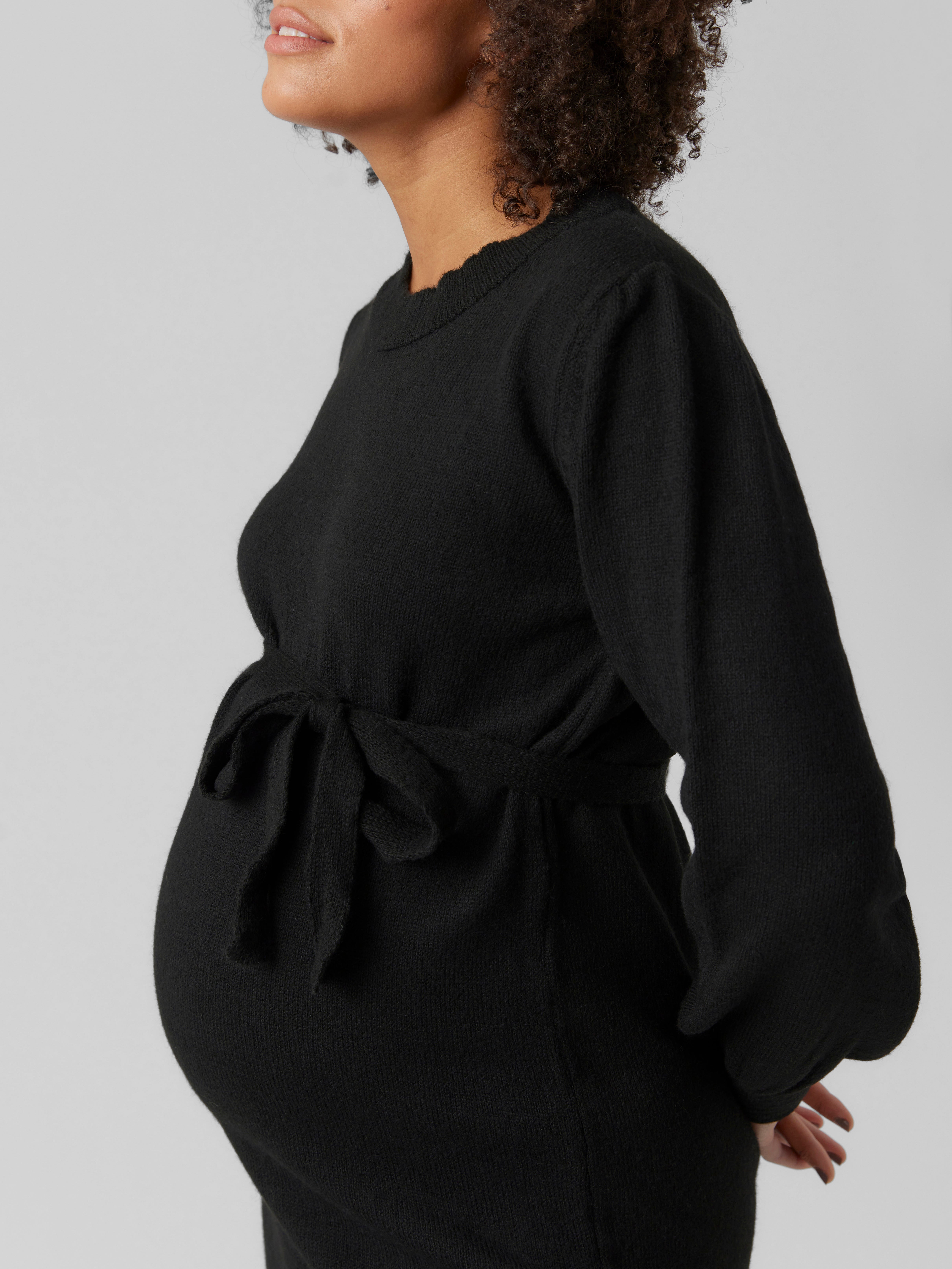 Black maternity jumper outlet dress