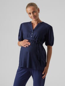 MAMA.LICIOUS Mamma-topp -Navy Blazer - 20018874