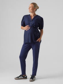 MAMA.LICIOUS Mamma-topp -Navy Blazer - 20018874