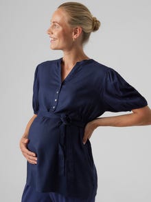 MAMA.LICIOUS Mamma-topp -Navy Blazer - 20018874