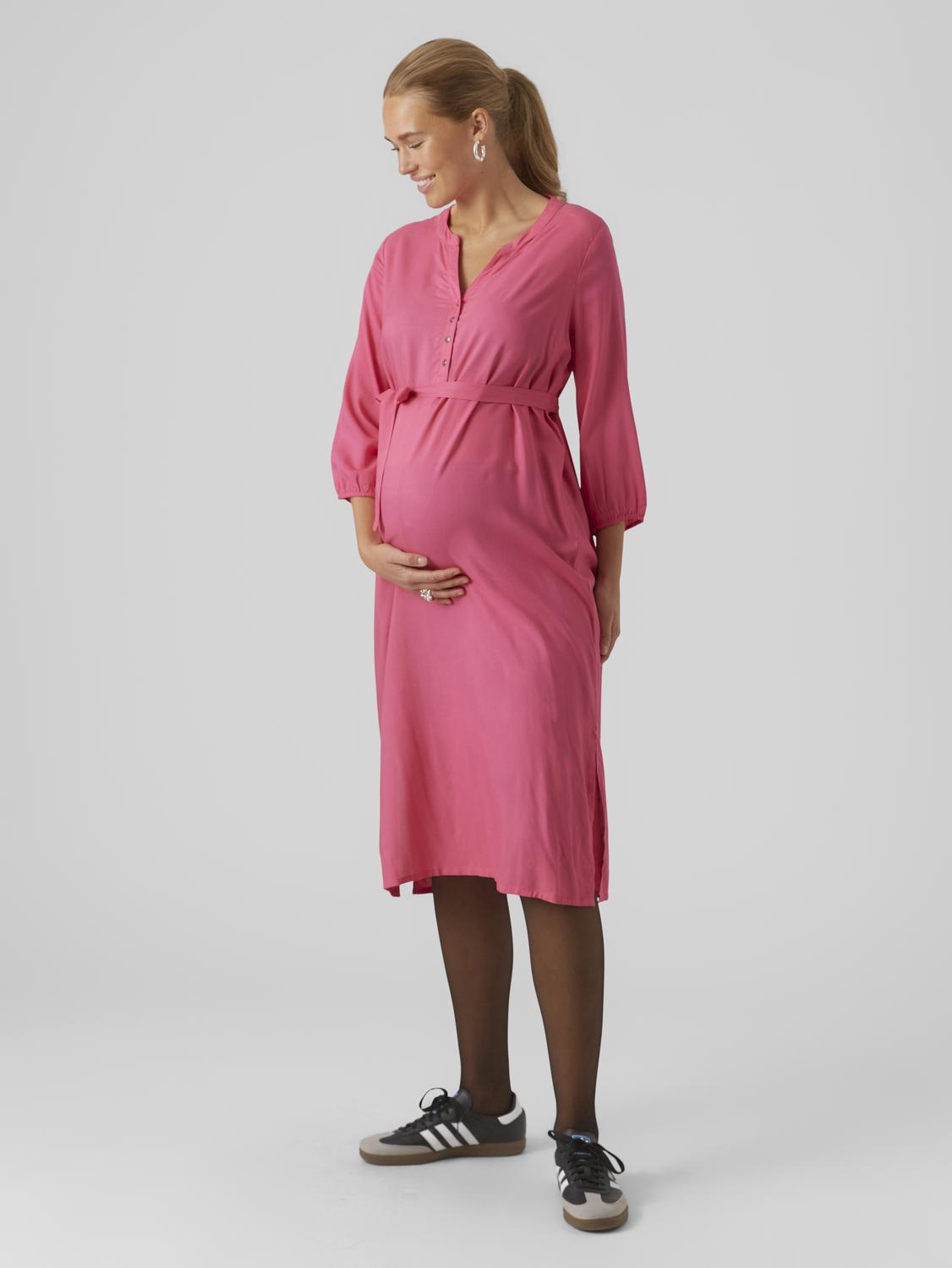MAMA.LICIOUS Maternity-dress -Fuchsia Fedora - 20018876