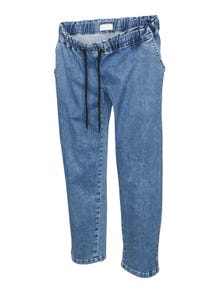 MAMA.LICIOUS Loose fit Lav midje Jeans -Medium Blue Denim - 20018889