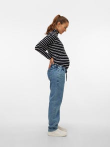 MAMA.LICIOUS Loose fit Low waist Jeans -Medium Blue Denim - 20018889