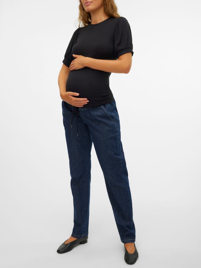 Waist Maternity Jeans Extender Straight Leg Belly Band To Wear