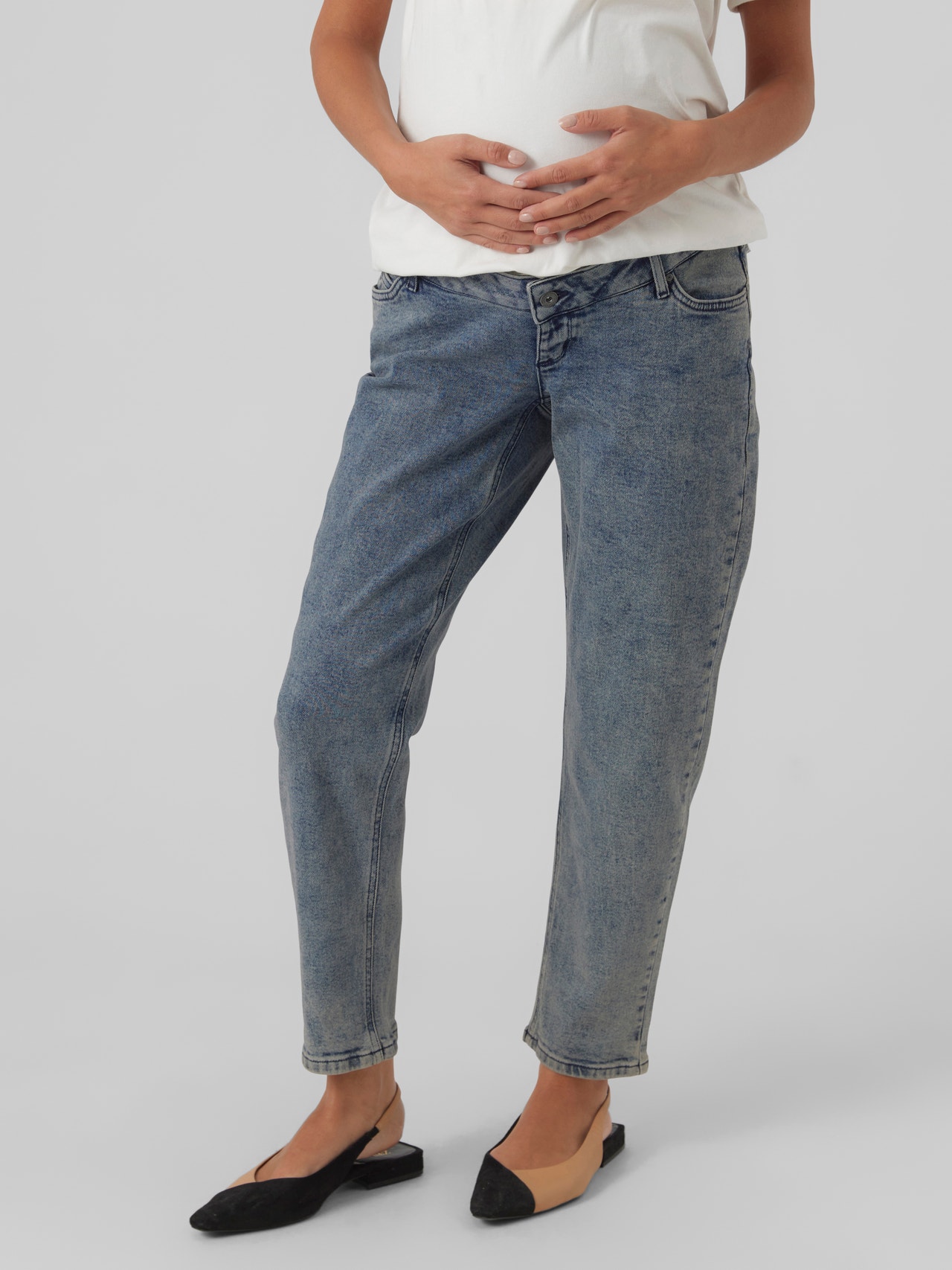 MAMA.LICIOUS Regular Fit Jeans -Medium Blue Denim - 20018891