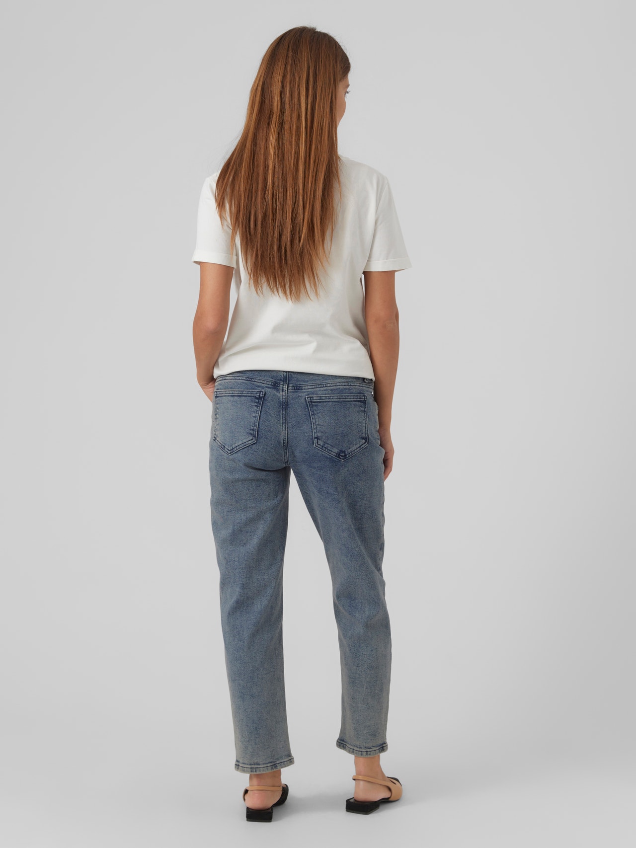MAMA.LICIOUS Normal passform Jeans -Medium Blue Denim - 20018891