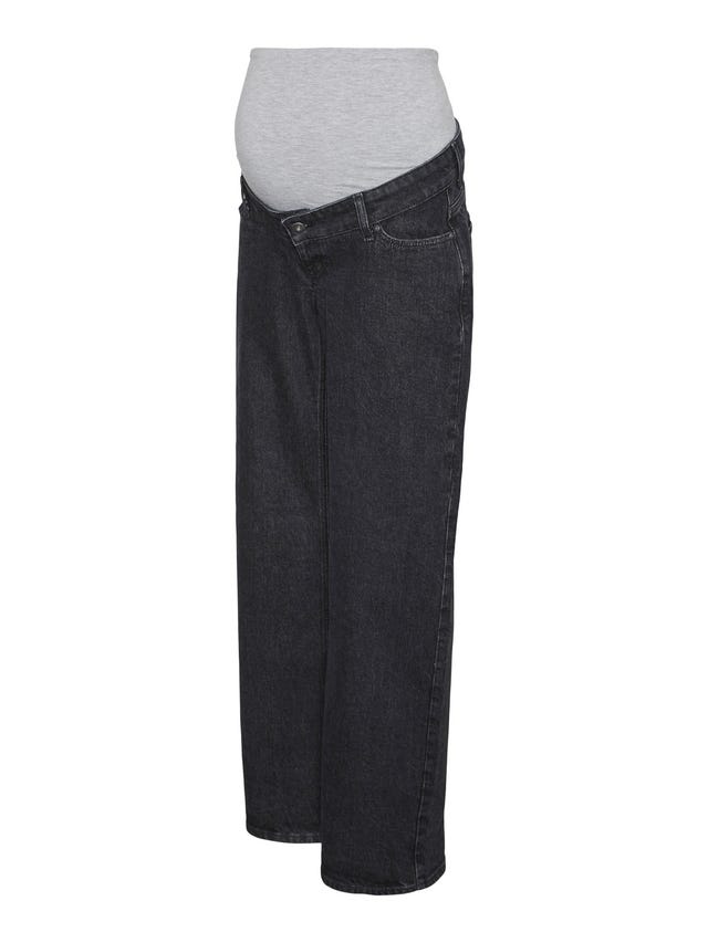 MAMA.LICIOUS Krój wide leg Niska talia Jeans - 20018901