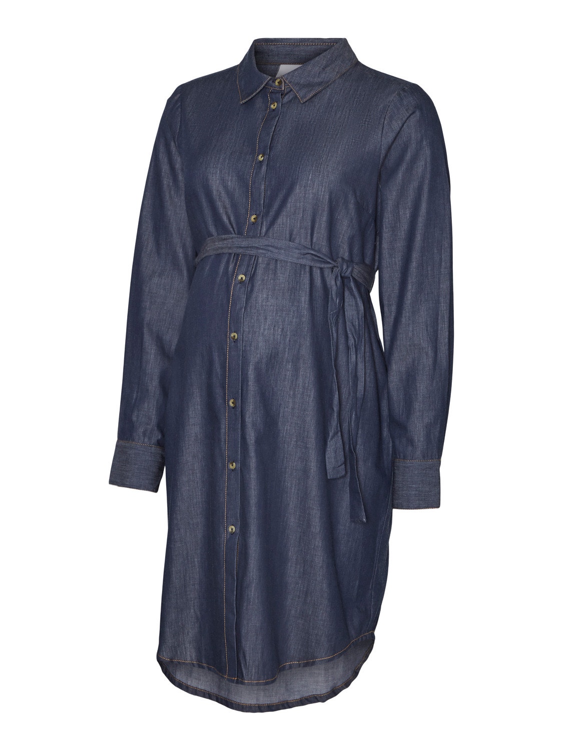 MAMA.LICIOUS Mamma-klänning -Medium Blue Denim - 20018928