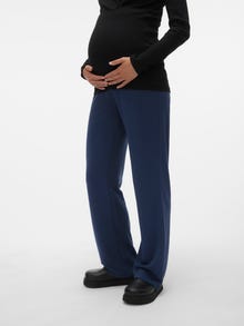 MAMA.LICIOUS Regular Fit Trousers -Key Largo - 20018957