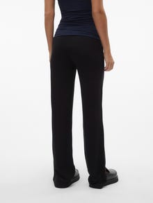 MAMA.LICIOUS Regular Fit Trousers -Black - 20018957
