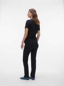 MAMA.LICIOUS Pantalones Corte straight -Black - 20018958