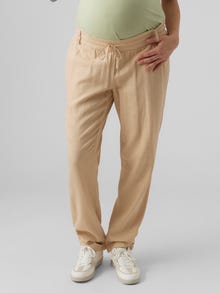 MAMA.LICIOUS Pantaloni Regular Fit -Irish Cream - 20018989