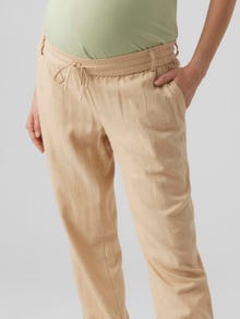 MAMA.LICIOUS Pantalons Regular Fit -Irish Cream - 20018989