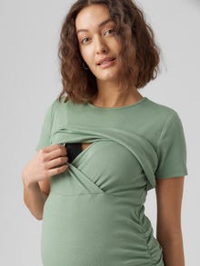 MAMA.LICIOUS Umstands-Kleid -Hedge Green - 20019003