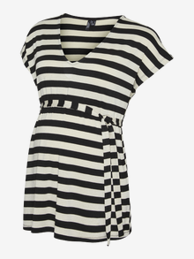 MAMA.LICIOUS Zwangerschaps-top -Black - 20019012