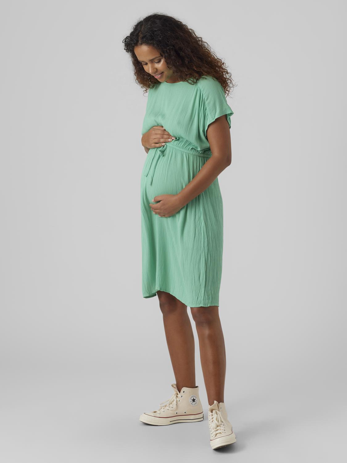 MAMA.LICIOUS Maternity-dress -Jade Cream - 20019055
