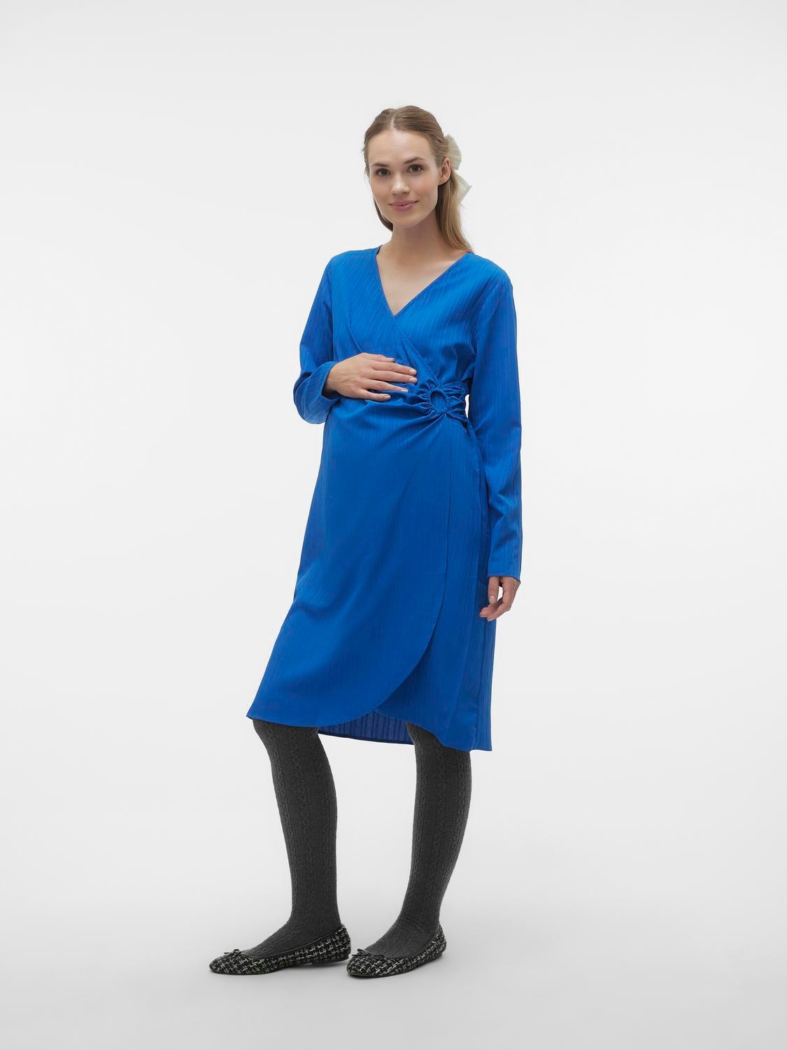 MAMA.LICIOUS vente-kjole -French Blue - 20019068