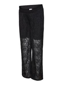 MAMA.LICIOUS Loose Fit Trousers -Black - 20019071