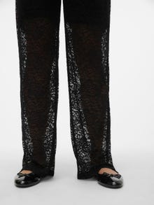 MAMA.LICIOUS Loose Fit Trousers -Black - 20019071