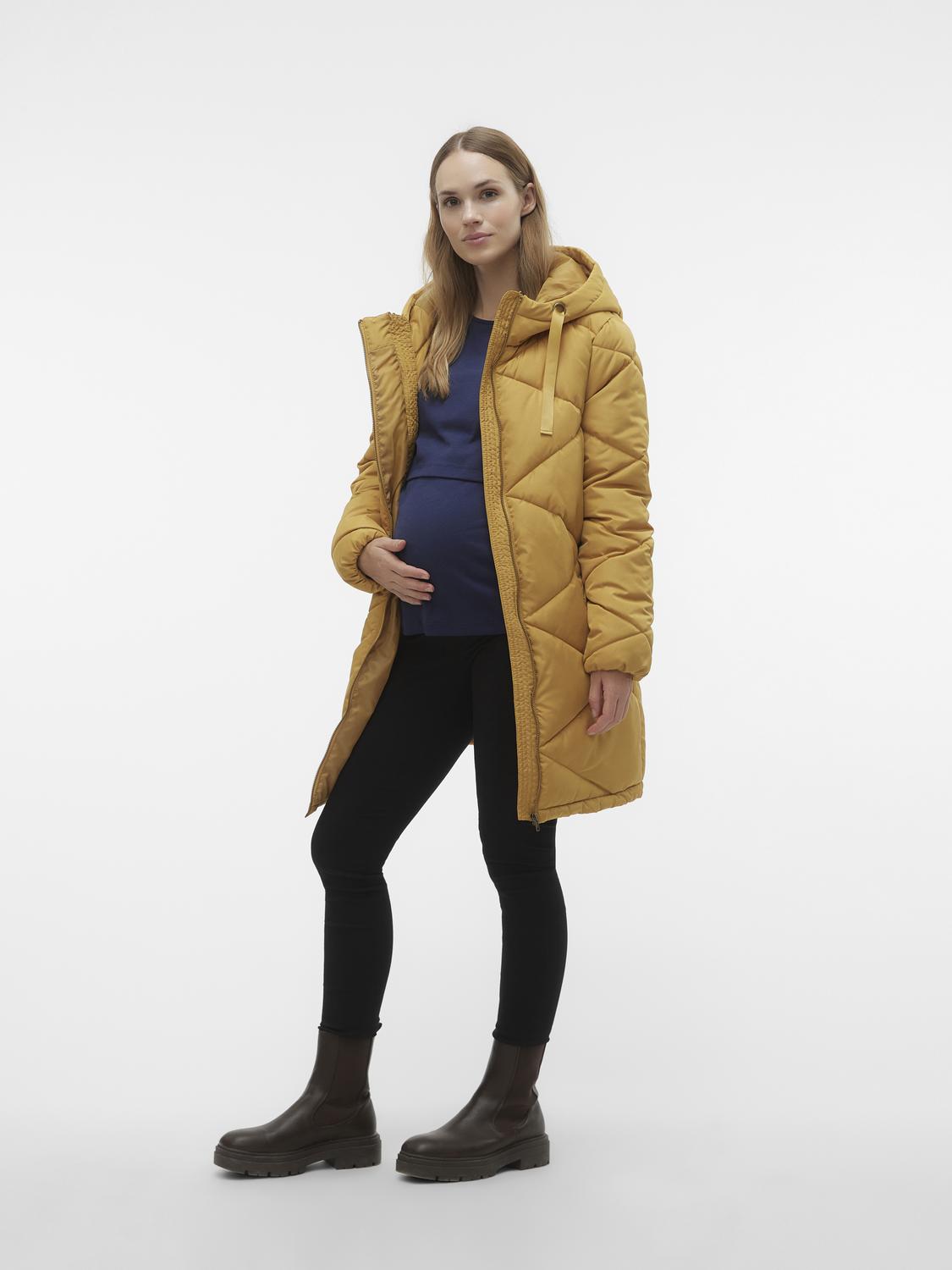 MAMA.LICIOUS Maternity-coat -Honey Mustard - 20019075