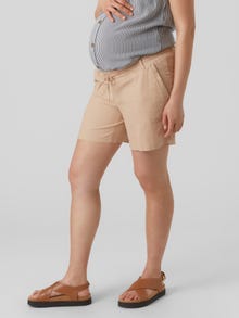 MAMA.LICIOUS Mamma-shorts -Warm Taupe - 20019078