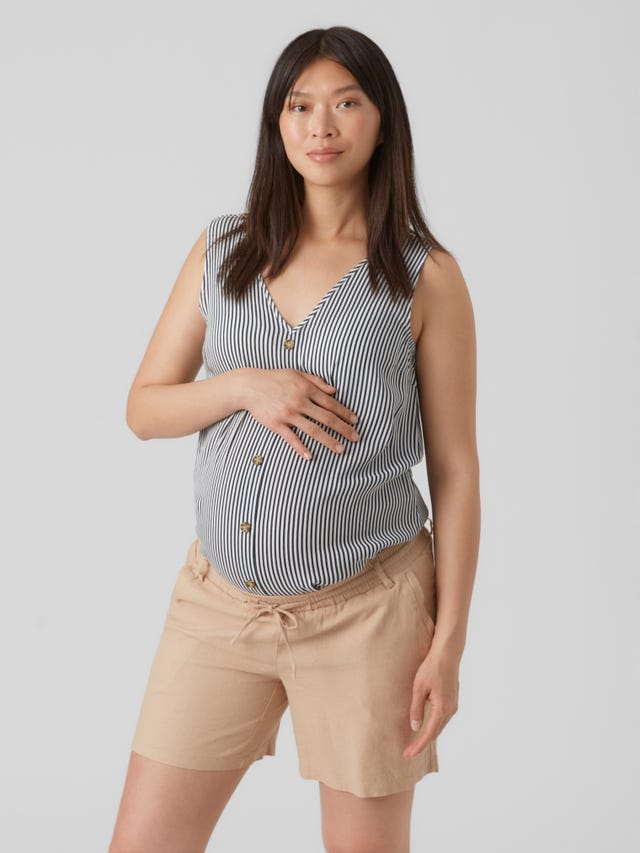Buy Mamalicious Black & White Maternity Nursing Organic Short Sleeve Top -  Pack of 2 from Next USA